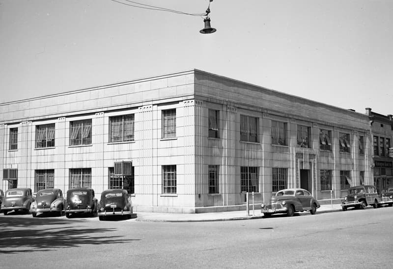 The Givens Pursley building at 601 W. Bannock when it served as Boise City Hall